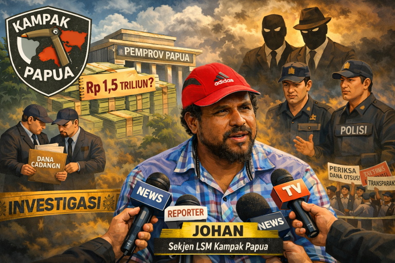 Aparat Penegak Hukum Diminta Periksa Dana Cadangan Provinsi Papua Rp1,5 Triliun, “Kampak Papua” Soroti Dugaan Mafia Anggaran di Balik Otsus
