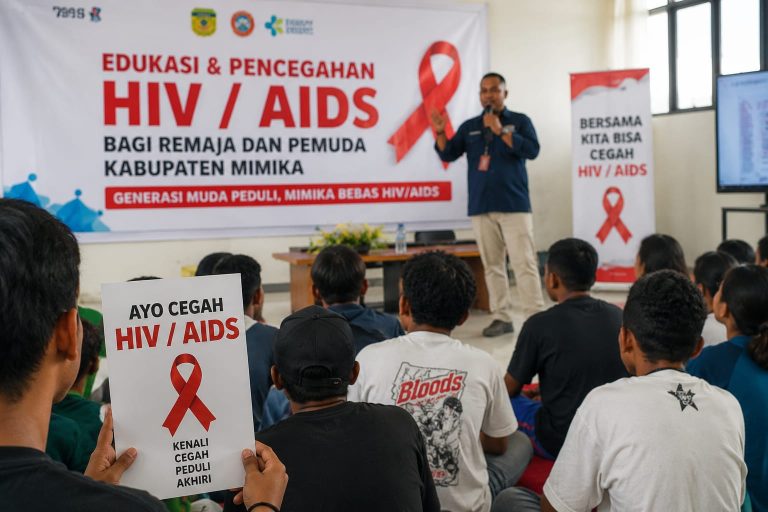 268 Kasus HIV/AIDS di Mimika, Generasi Muda Jadi Fokus Penanggulangan HIV/AIDS di Mimika