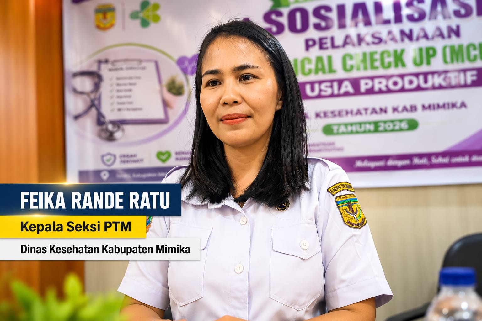 Medical Check-Up Gratis Usia Produktif Diluncurkan 1 Juli, Dinkes Mimika Siapkan Anggaran Rp3 Miliar