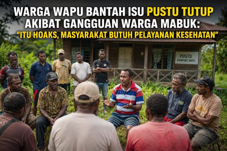 Warga Wapu Bantah Isu Pustu Tutup Akibat Gangguan Warga Mabuk: “Itu Hoaks, Masyarakat Butuh Pelayanan Kesehatan”