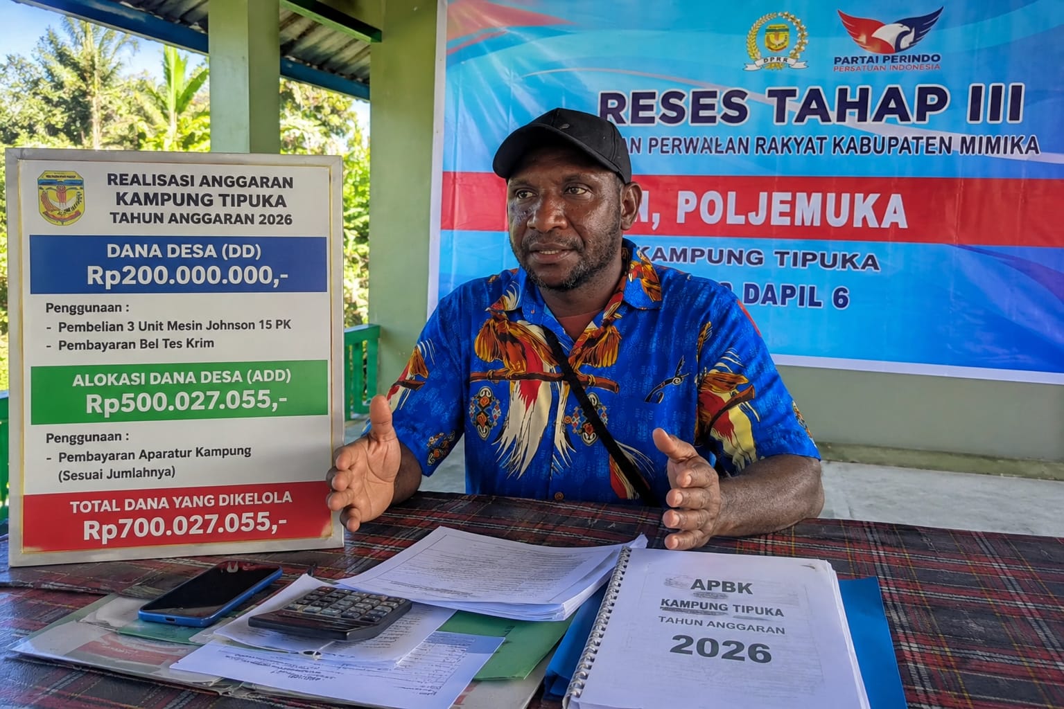 Kampung Tipuka Kelola Dana Rp700 Juta, Sejumlah Program 2026 Masih Menunggu Tahap Berikutnya