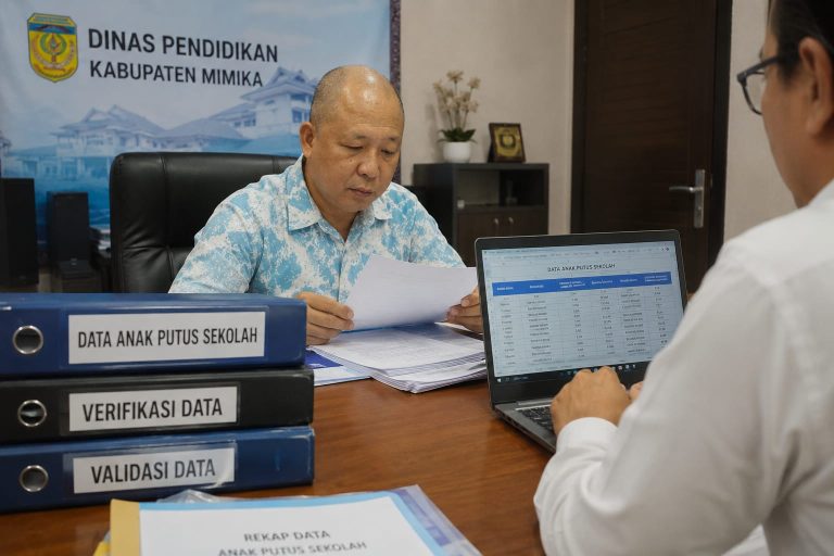Sekitar 7.000 Anak Tercatat Putus Sekolah, Disdik Mimika Lakukan Validasi Data