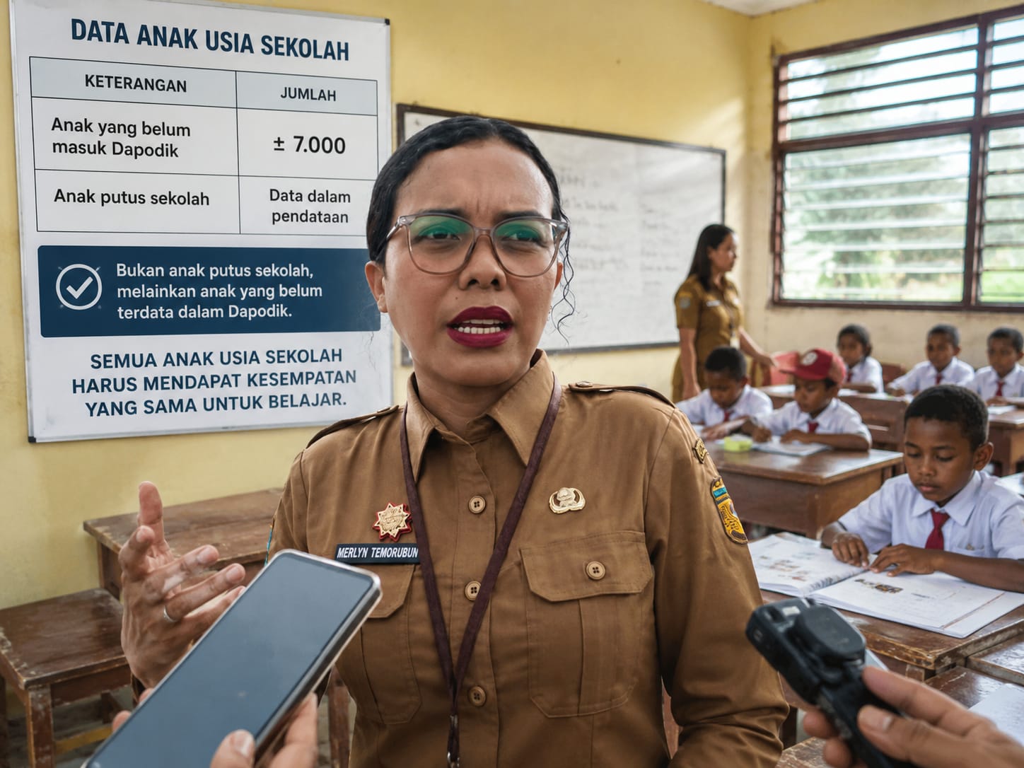 Merlyn Temorubun Luruskan Data 7.000 Anak: Bukan Putus Sekolah, Melainkan Anak yang Belum Masuk Dapodik