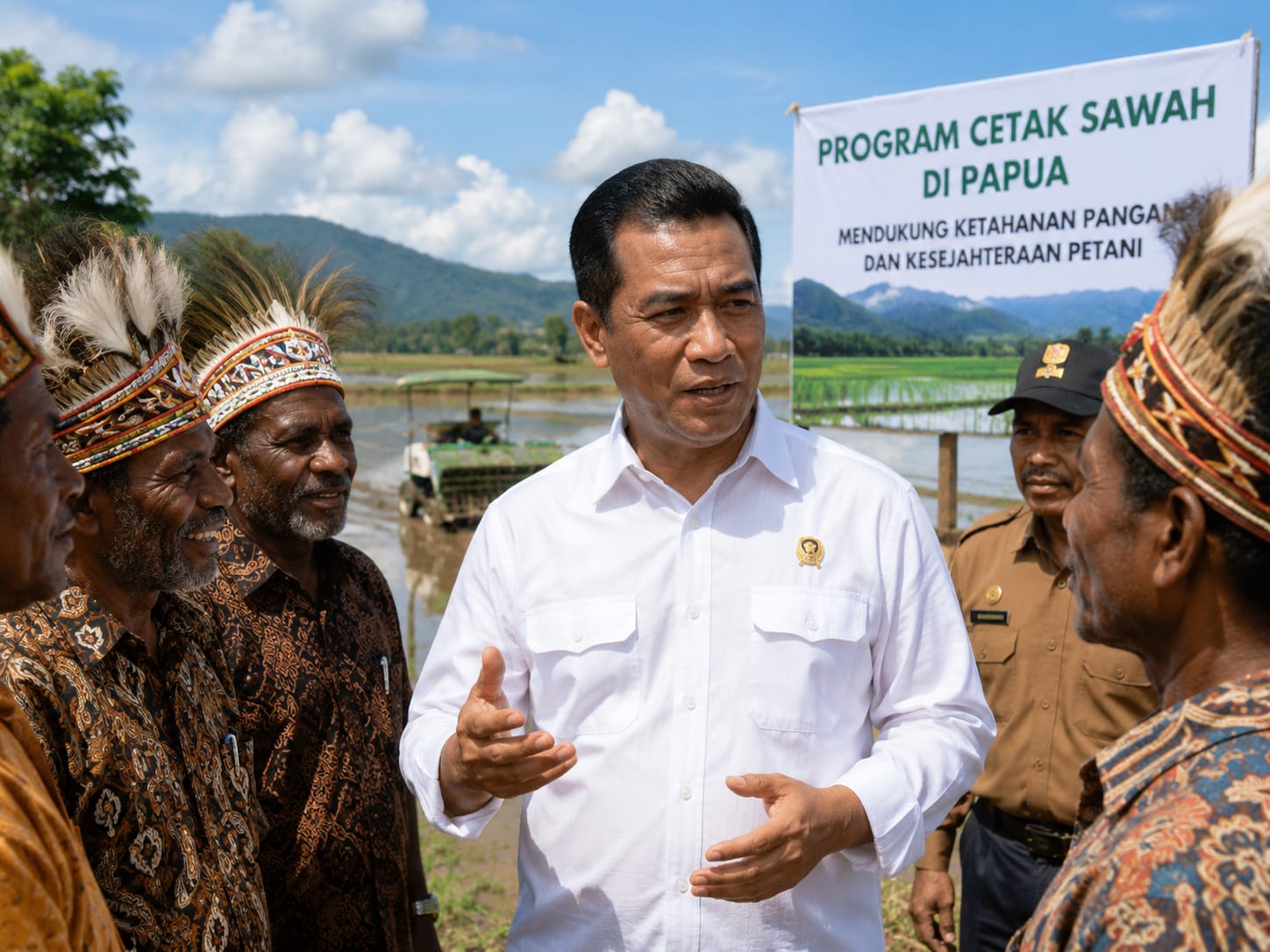 Mentan Amran Bantah Isu Penolakan di Papua, Sebut Masyarakat Justru Minta Perluasan Cetak Sawah