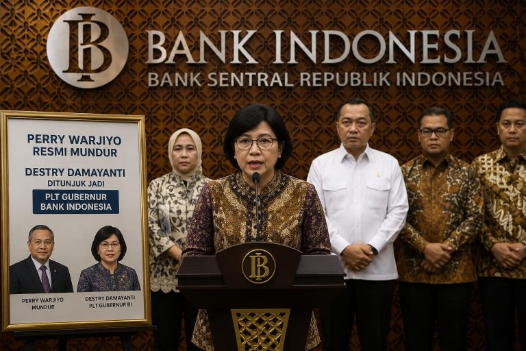 Perry Warjiyo Resmi Mundur, Destry Damayanti Ditunjuk Jadi Plt Gubernur Bank Indonesia