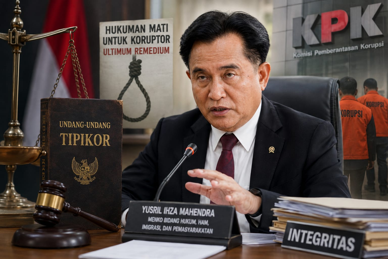 Hukuman Mati bagi Koruptor Sudah Diatur UU, Kunci Pemberantasan Ada pada Integritas