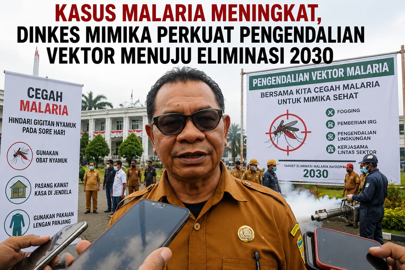 Kasus Malaria Meningkat, Dinkes Mimika Perkuat Pengendalian Vektor Menuju Eliminasi 2030