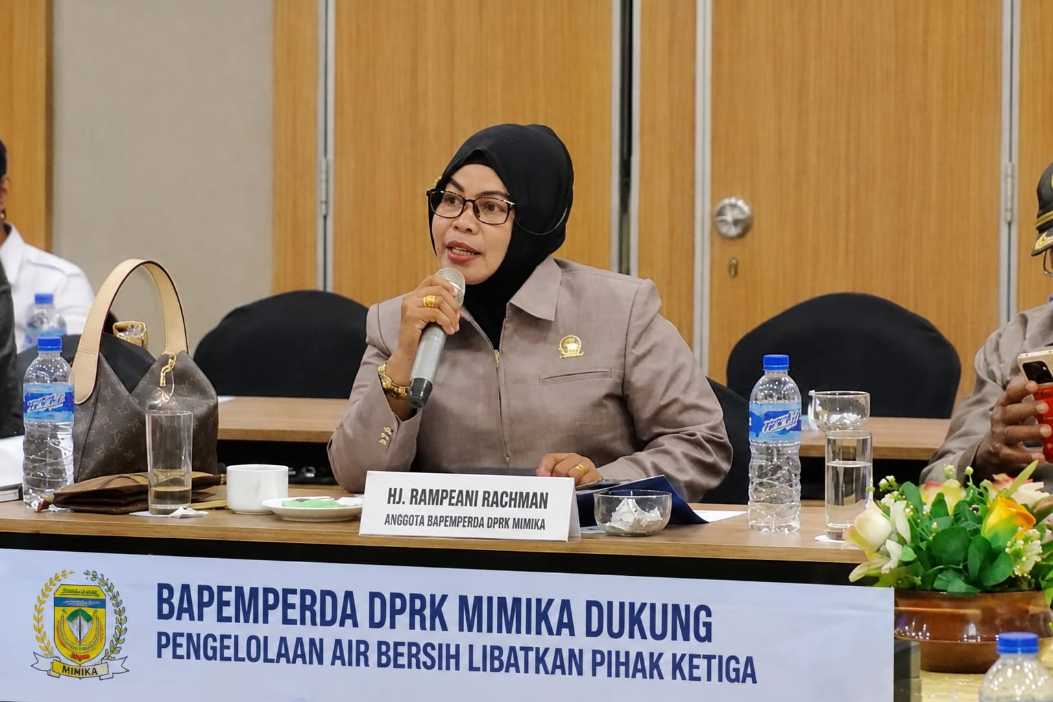 Bapemperda DPRK Mimika Dukung Pengelolaan Air Bersih Libatkan Pihak Ketiga