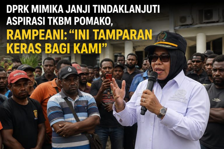 DPRK Mimika Janji Tindaklanjuti Aspirasi TKBM Pomako, Rampeani: “Ini Tamparan Keras Bagi Kami”