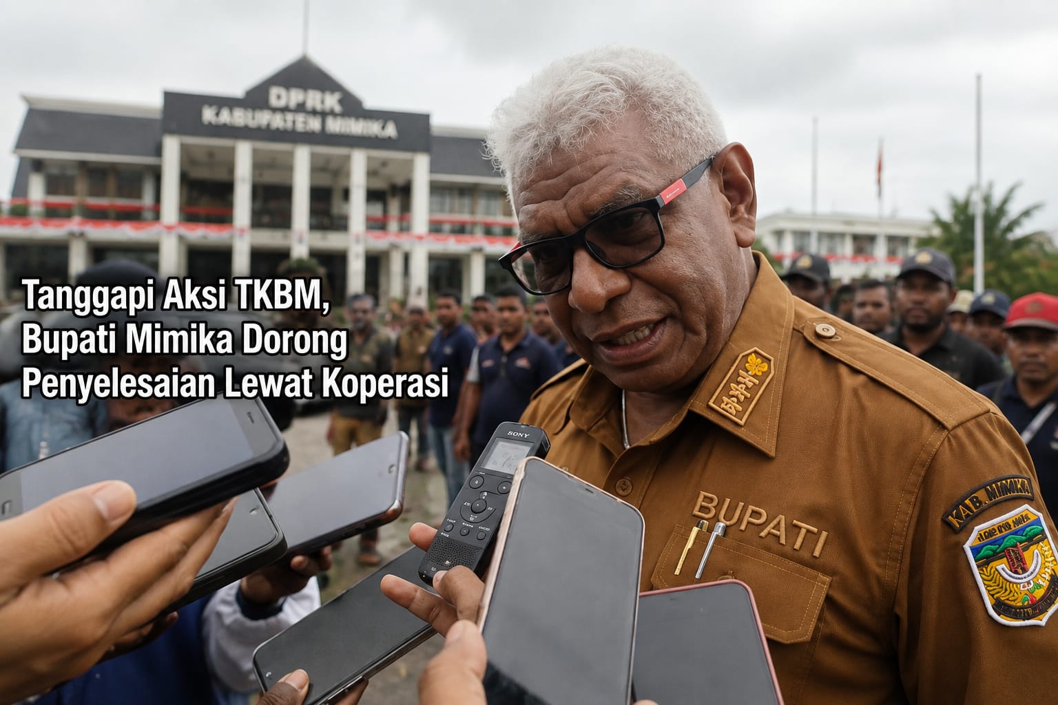 Tanggapi Aksi TKBM, Bupati Mimika Dorong Penyelesaian Lewat Koperasi