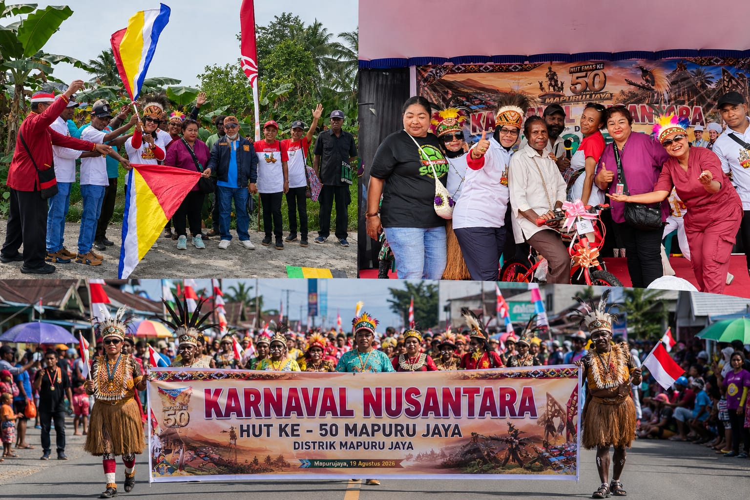 Karnaval Nusantara Sukses dan Meriah, Ribuan Peserta Semarakkan HUT ke-50 Mapurujaya