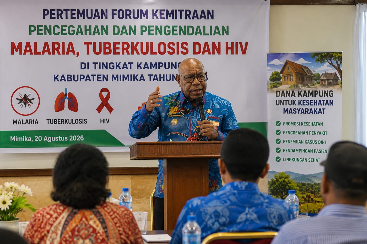 Emanuel Kemong Dorong Dana Kampung untuk Pencegahan Malaria, TBC Dan HIV