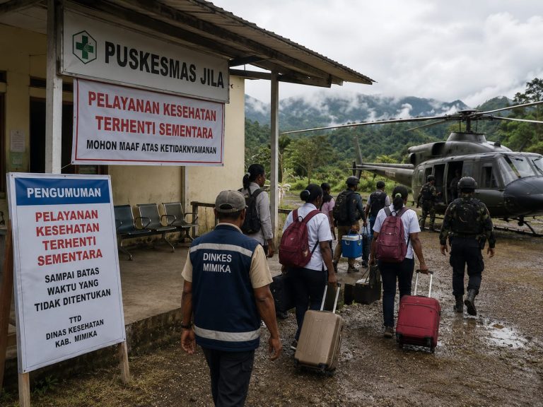 Pelayanan Kesehatan di Distrik Jila Terhenti Sementara
