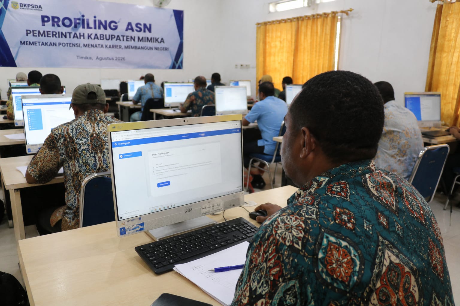 72 ASN Mimika Dipetakan, Hasil Profiling Jadi Dasar Penataan Karier
