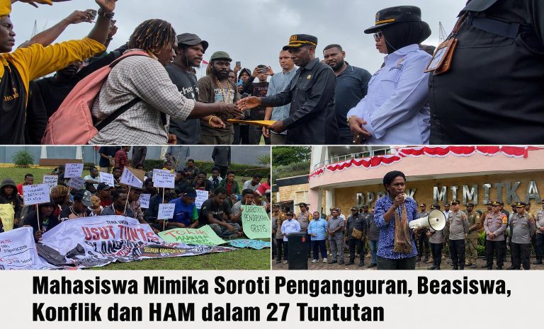 Solidaritas Mahasiswa Mimika se-Indonesia Sampaikan 27 Tuntutan, Desak Pemerintah Tuntaskan Pelanggaran HAM