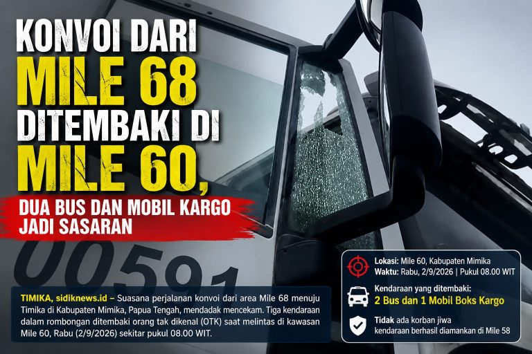 Konvoi dari Mile 68 Ditembaki di Mile 60, Dua Bus dan Mobil Kargo Jadi Sasaran
