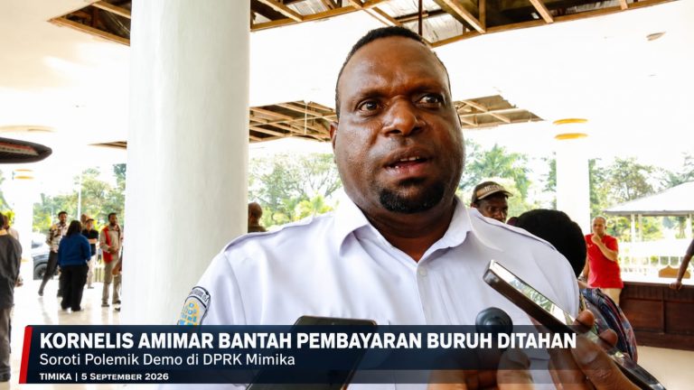 Kornelis Amimar Bantah Pembayaran Buruh TKBM Poumako Ditahan, Soroti Polemik Demo di DPRK Mimika