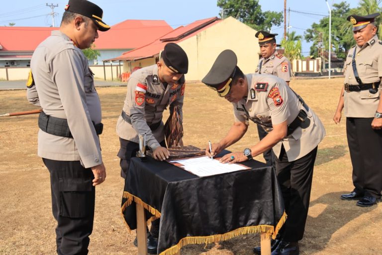 Rotasi Jabatan Polres Morotai, Sejumlah Pejabat Utama dan Kapolsek Berganti