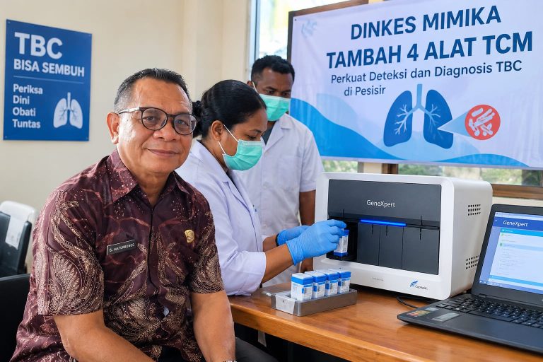 Dinkes Mimika Tambah 4 Alat TCM, Perkuat Deteksi dan Diagnosis TBC di Pesisir