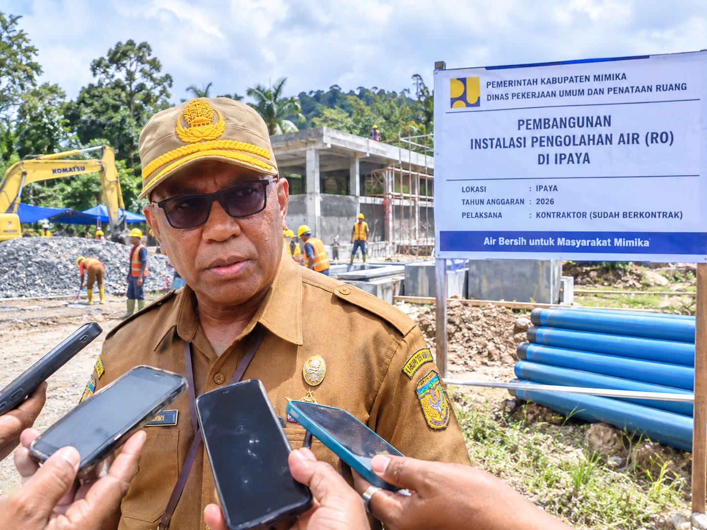 Pembangunan RO di Ipaya Mulai Dikerjakan, PUPR Mimika Pastikan Kontraktor Sudah Berkontrak