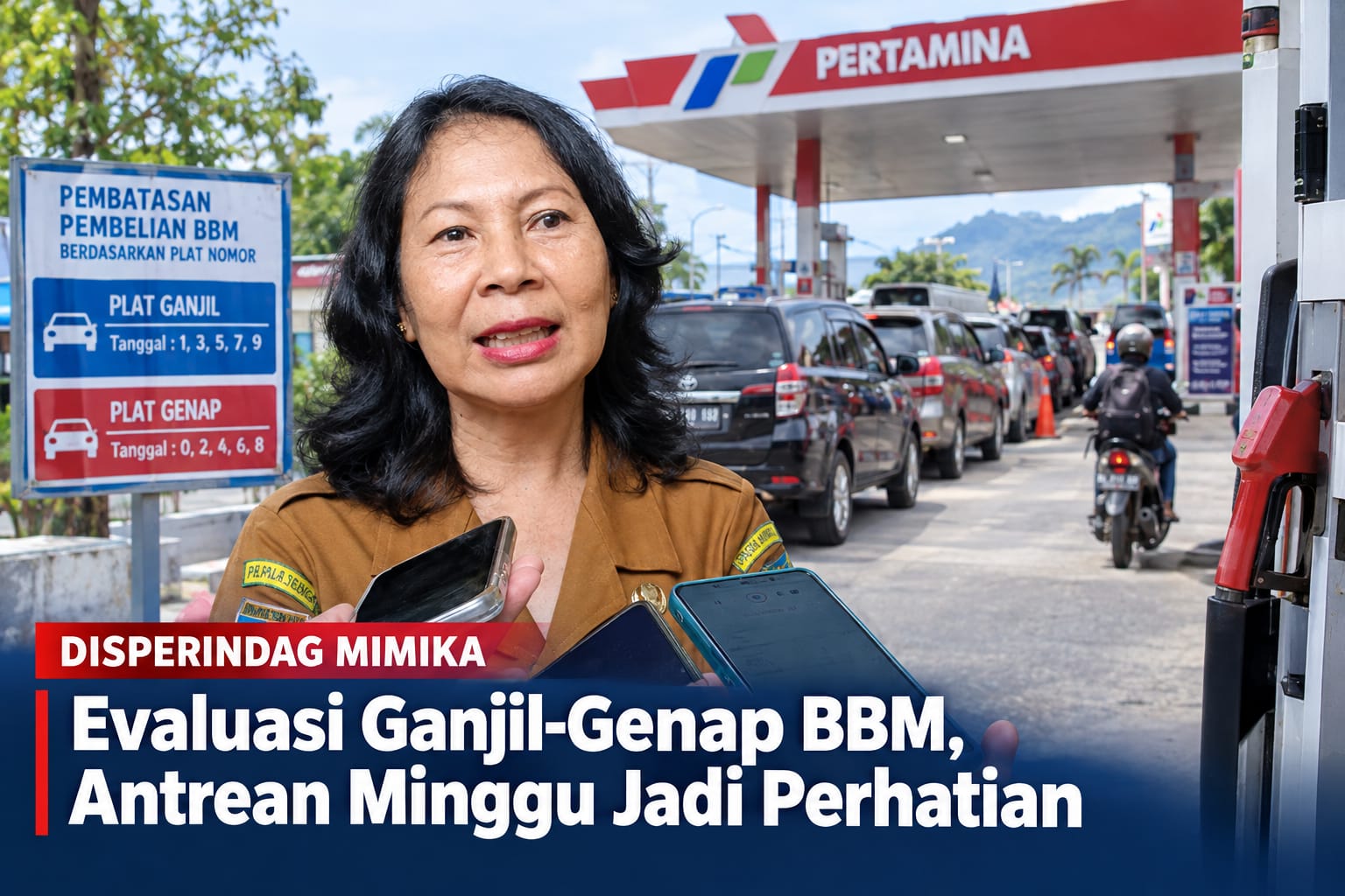 Disperindag Mimika Evaluasi Ganjil-Genap BBM, Antrean Minggu Jadi Perhatian