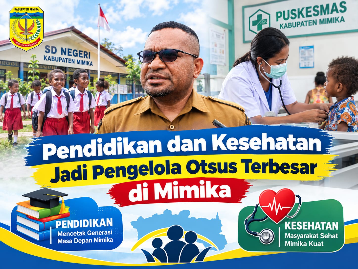 Pendidikan dan Kesehatan Jadi Pengelola Otsus Terbesar di Mimika