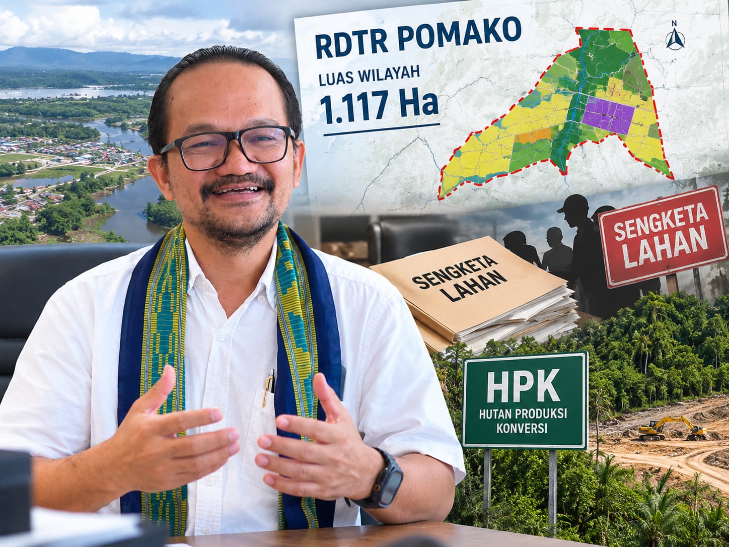 RDTR Pomako Seluas 1.117 Hektare Disiapkan, Sengketa Lahan dan Status HPK Jadi Tantangan